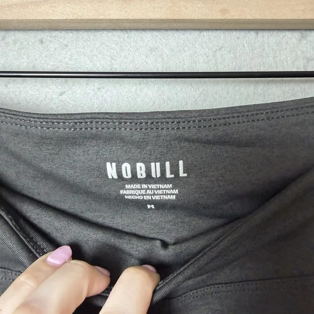 NOBULL Gray High Rise Shorts Compression Training Athletic Gym Womens size M